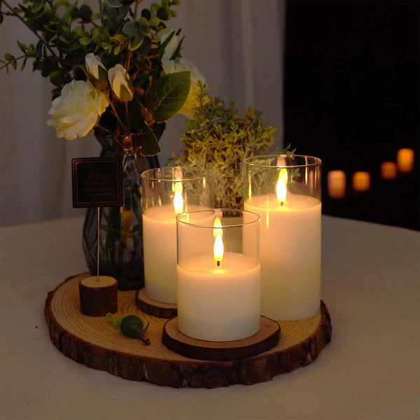 LumaGlow Candle Trio