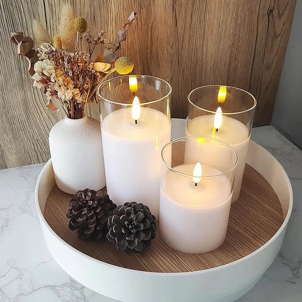 LumaGlow Candle Trio