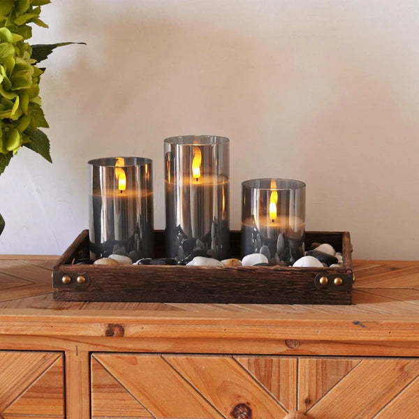 LumaGlow Candle Trio